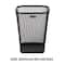 Mind Reader 5gal. Black Metal Mesh Waste Paper Basket, 4ct.